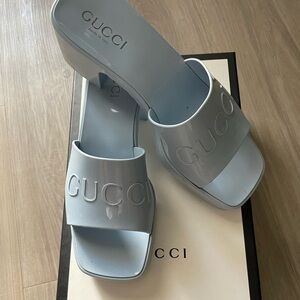 Gucci rubber sandals